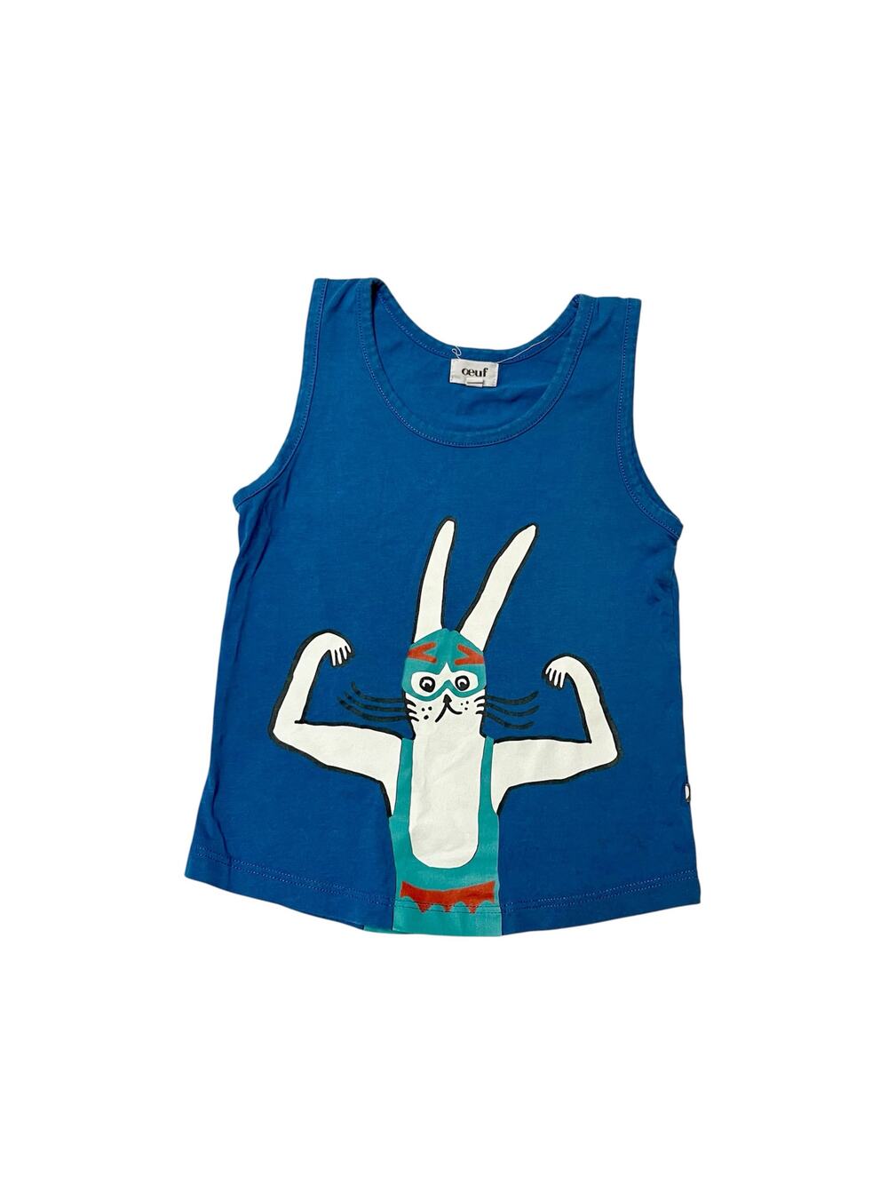 Oeuf Bunny Graphic Tank Top Size 4
